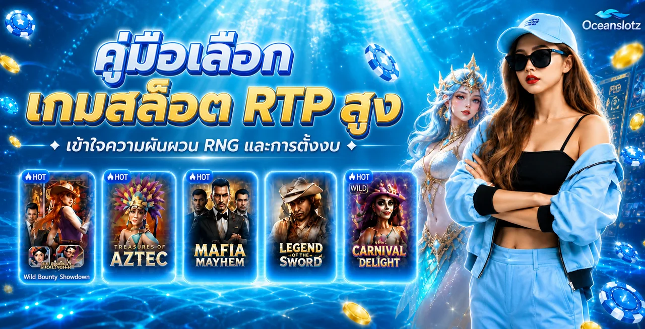 Oceanslotz | คู่มือเลือกเกมสล็อต RTP สูง